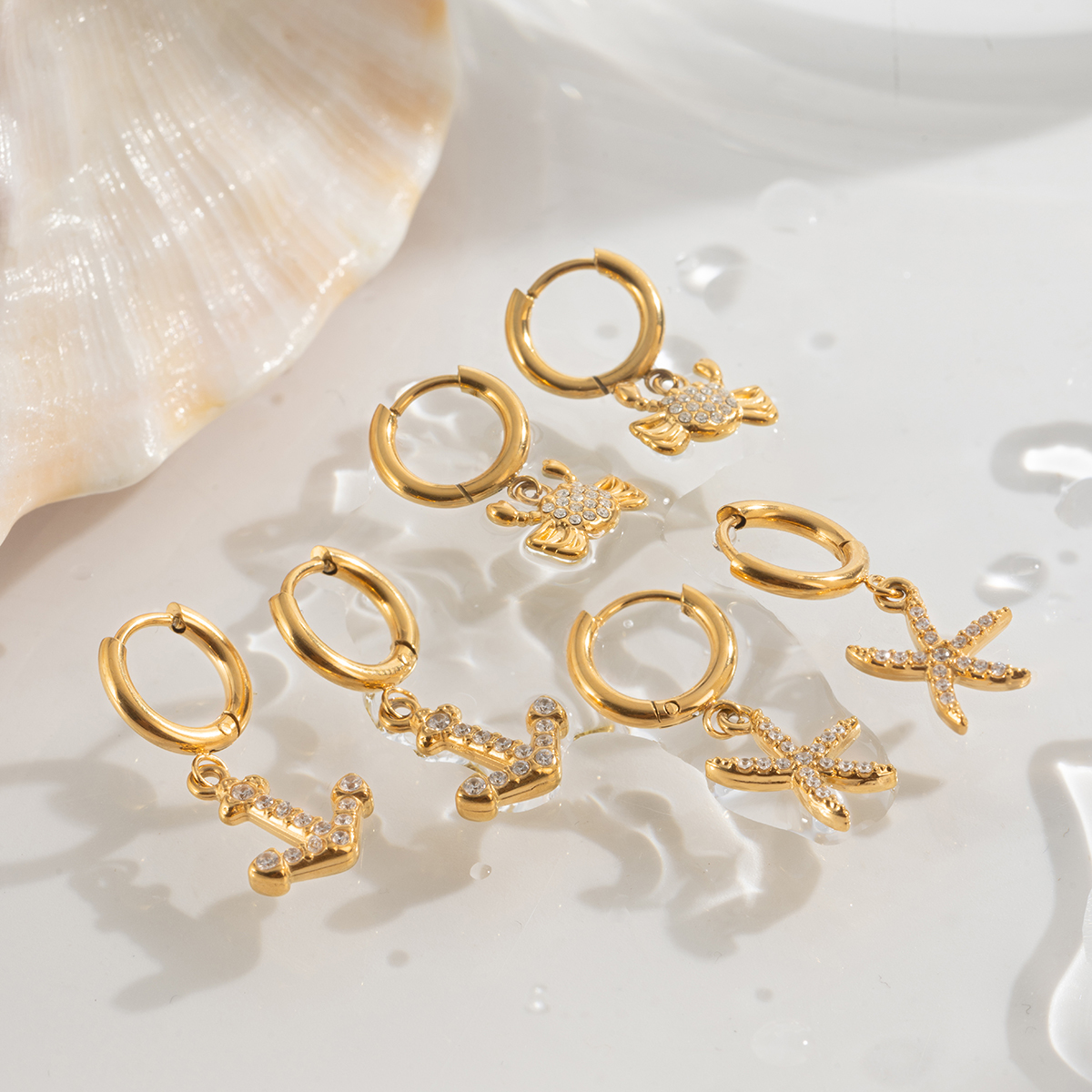 Céleste Earrings Lorentine 18K Gold - 5