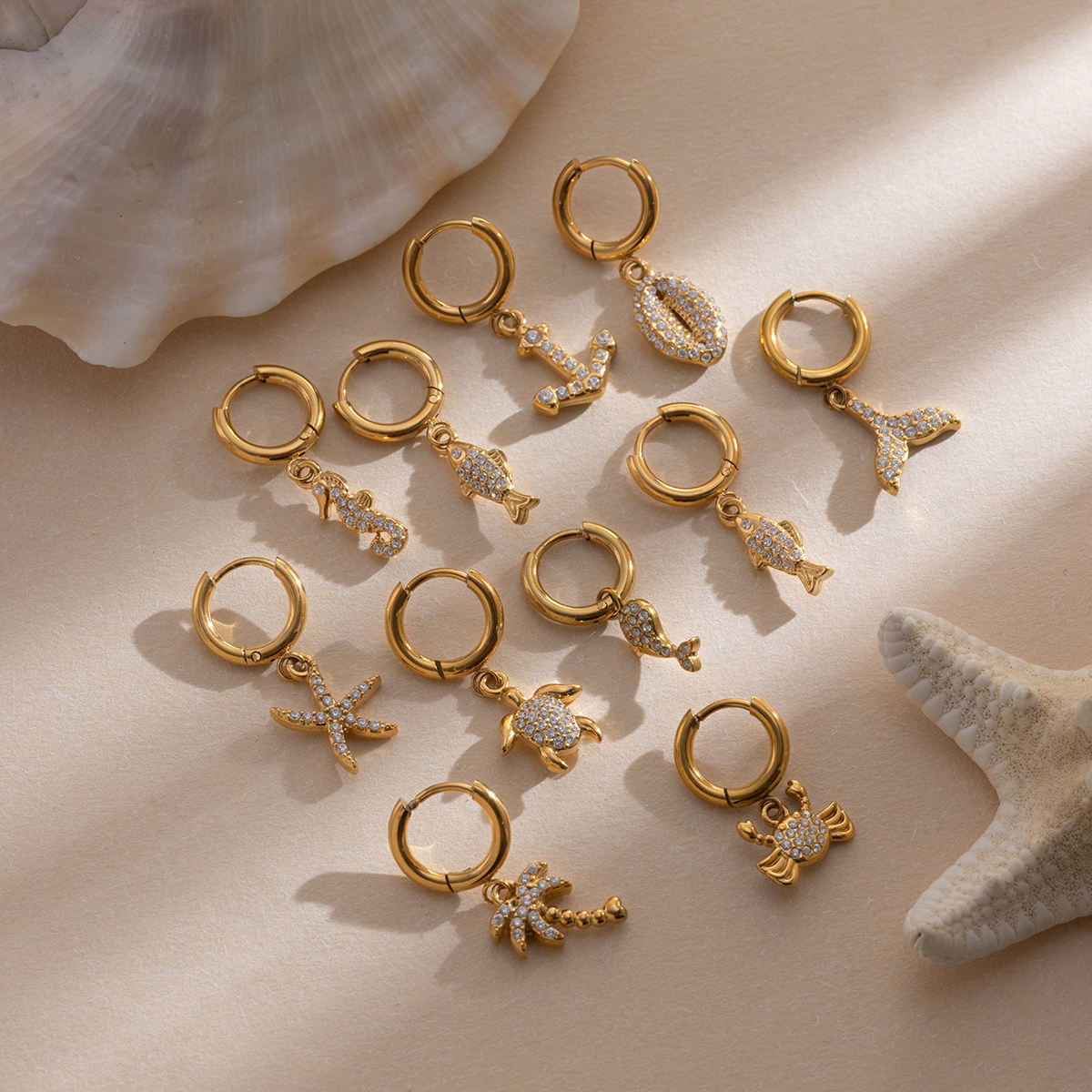 Céleste Earrings Lorentine 18K Gold - 9