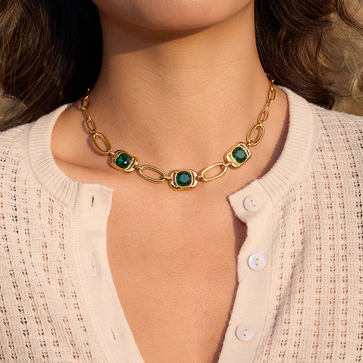 Céleste Necklace Béllissia 18K Gold - 8