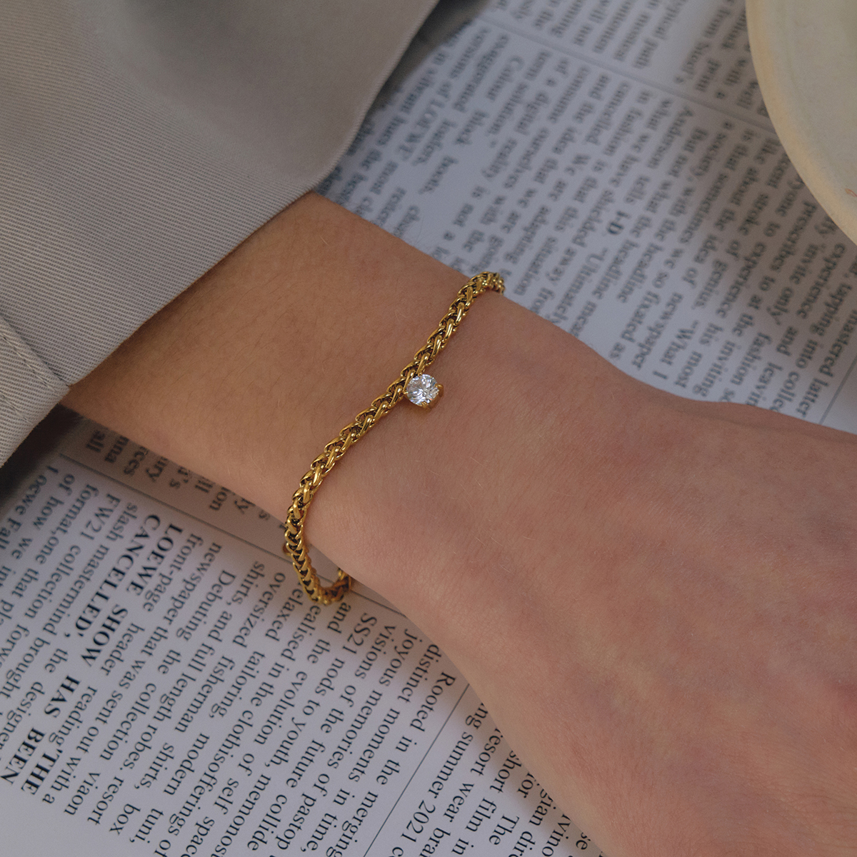 Céleste Bracelet Eudoxie 18K Gold - 8