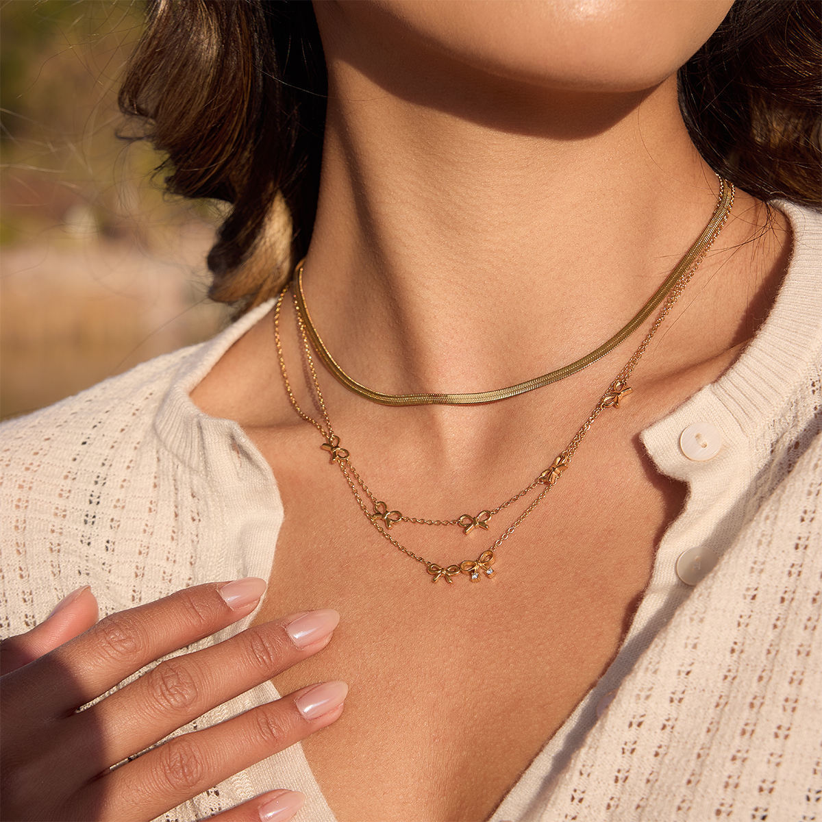 Céleste Necklace Flaminie 18K Gold - 3