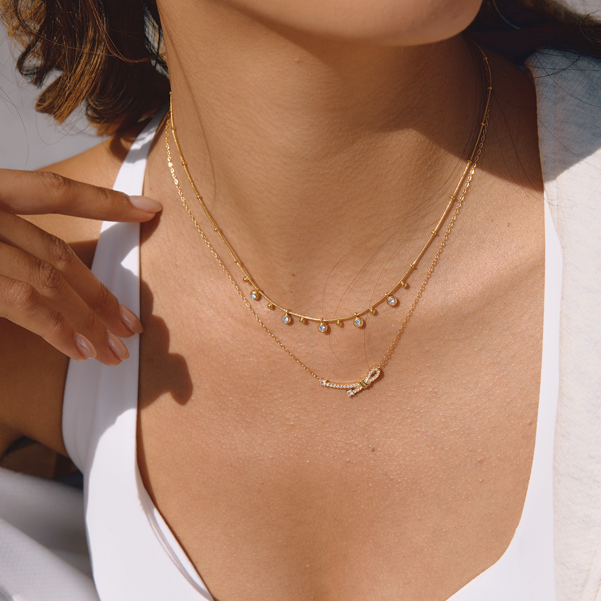 Céleste Necklace Irénilde 18K Gold - 11