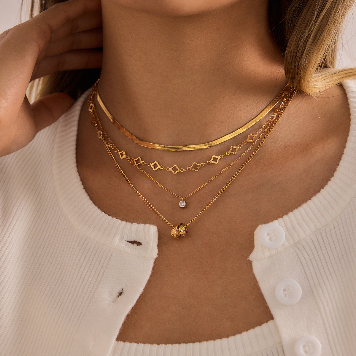 Céleste Necklace Kallistine 18K Gold - 4