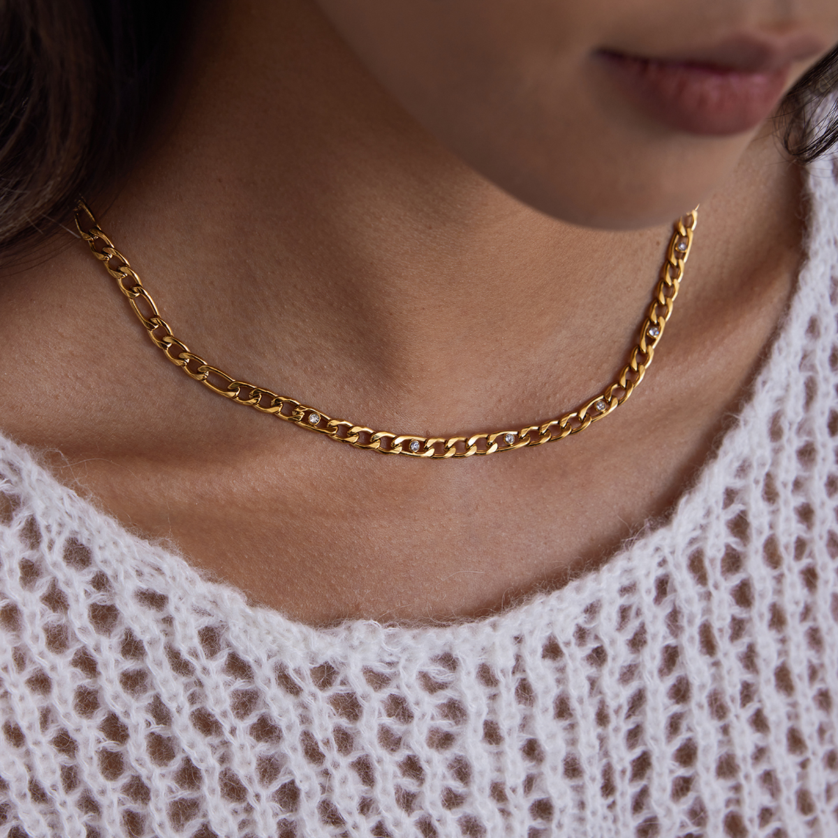 Céleste Necklace Néomérie 18K Gold - 4