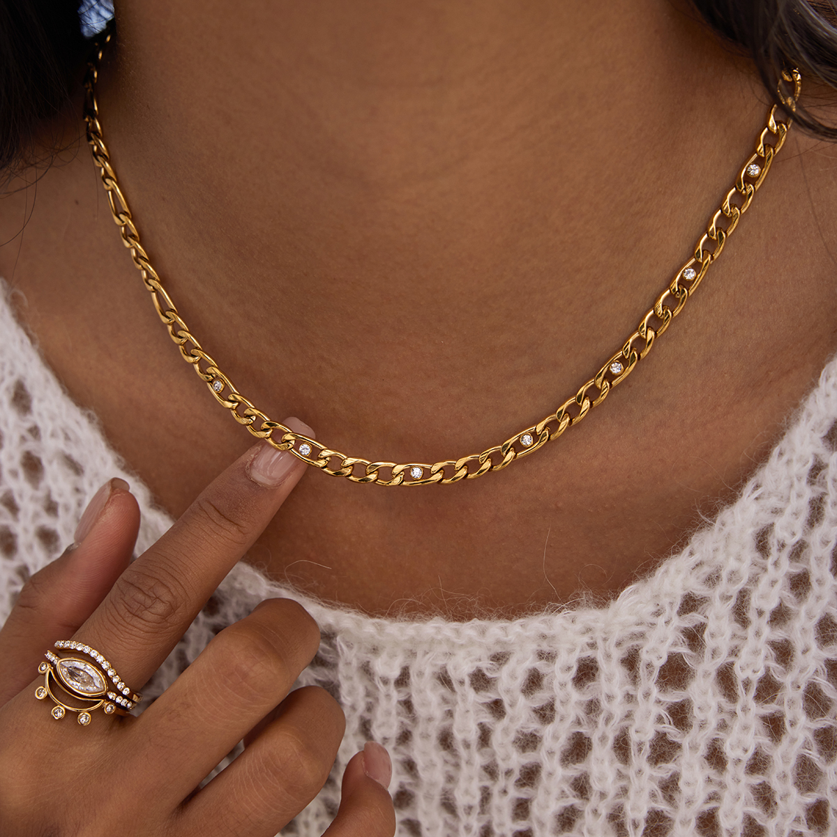 Céleste Necklace Néomérie 18K Gold - 7