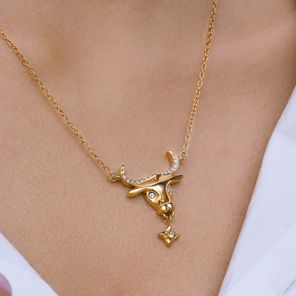Céleste Necklace Orsélia 18K Gold - 9
