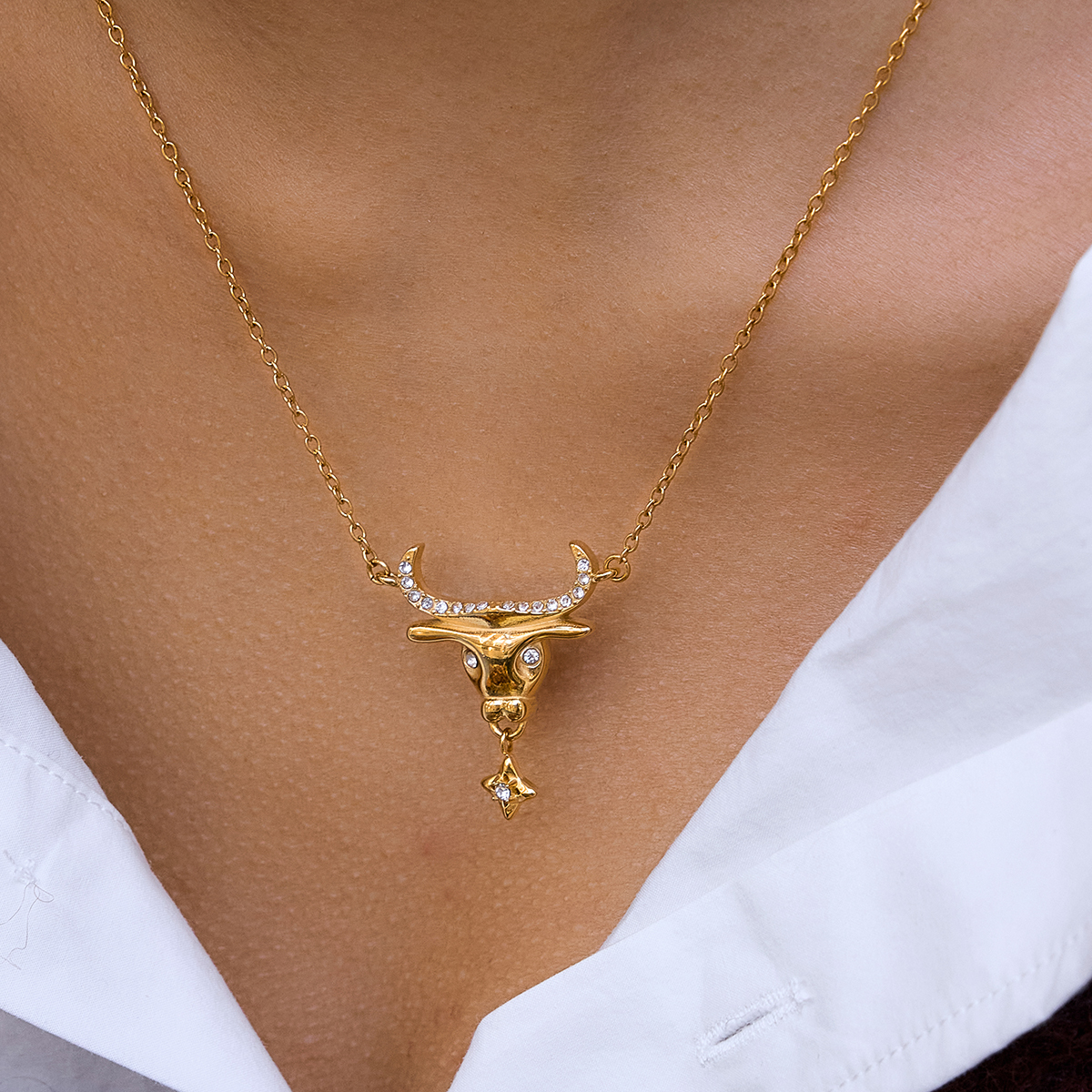 Céleste Necklace Orsélia 18K Gold - 8