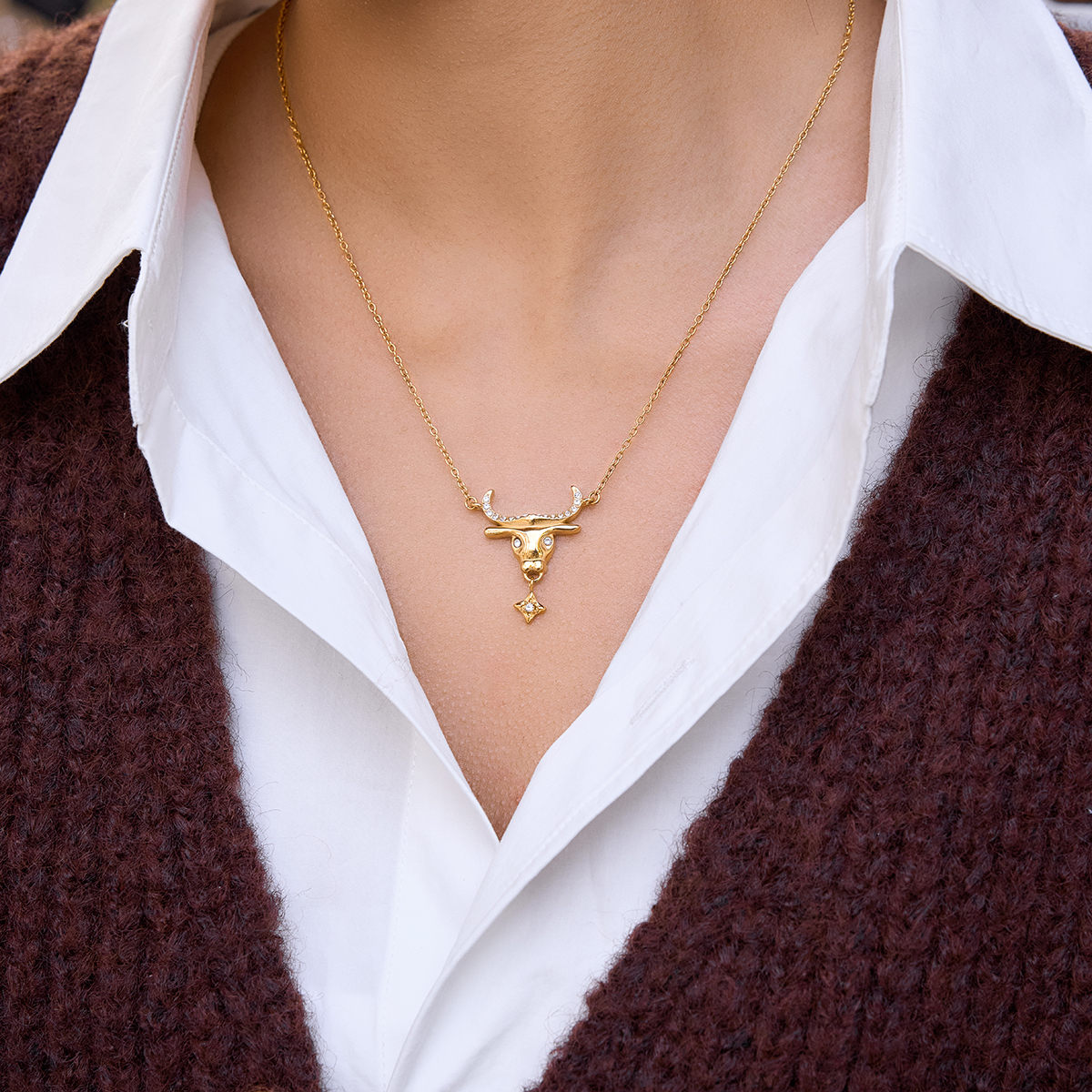 Céleste Necklace Orsélia 18K Gold - 7