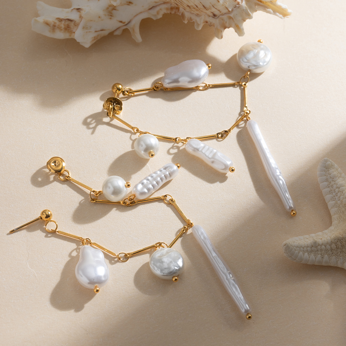 Céleste Earrings Philisande 18K Gold - 3