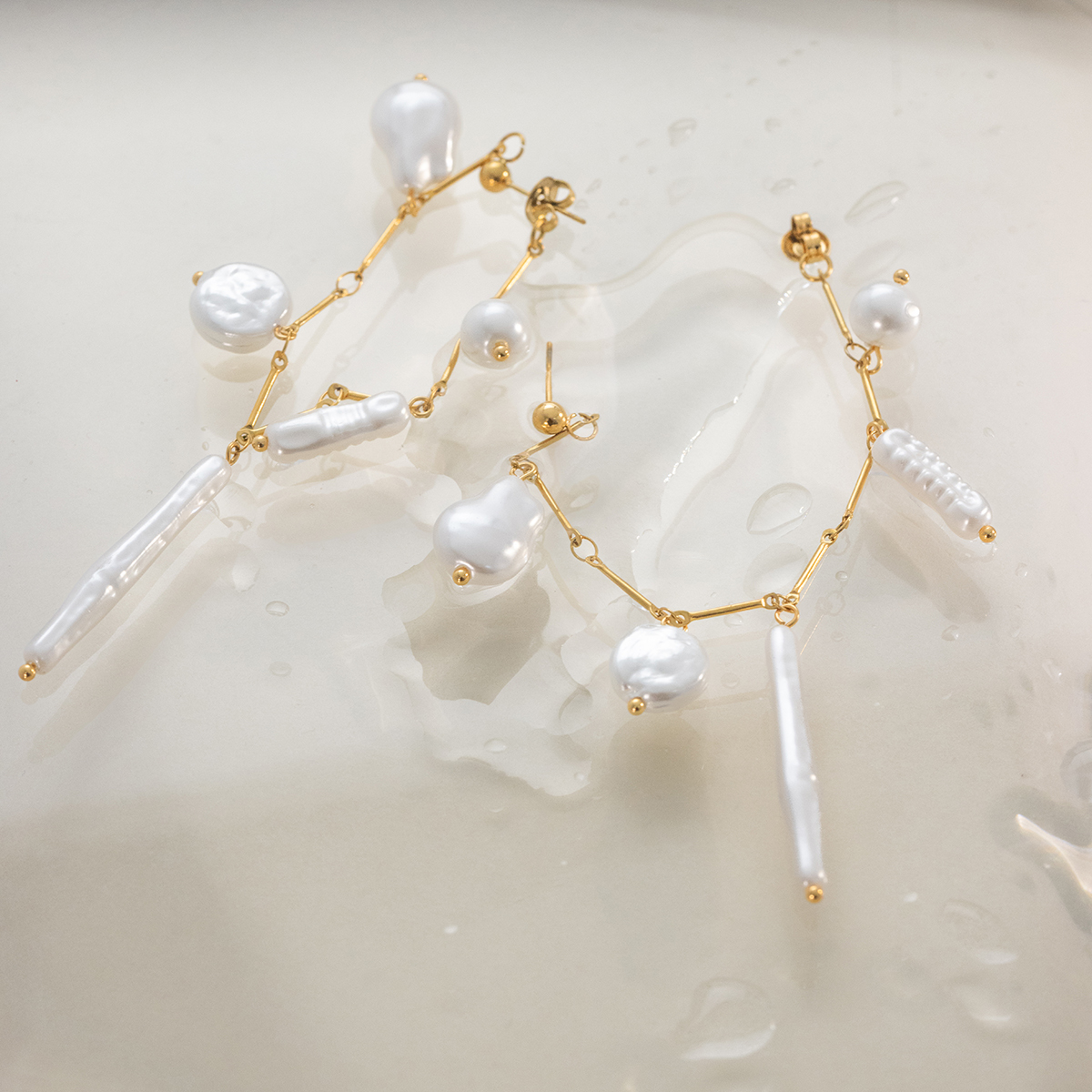 Céleste Earrings Philisande 18K Gold | Smycken | Klocktema