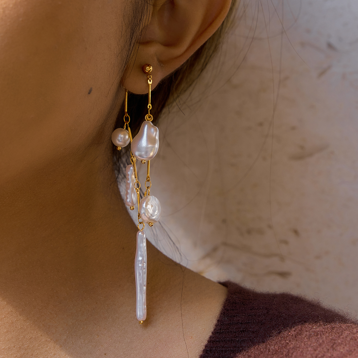 Céleste Earrings Philisande 18K Gold - 12