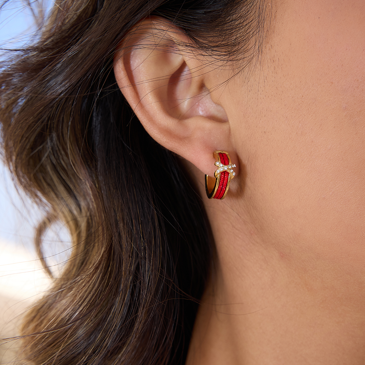Céleste Earrings Rominelle 18K Gold - 7