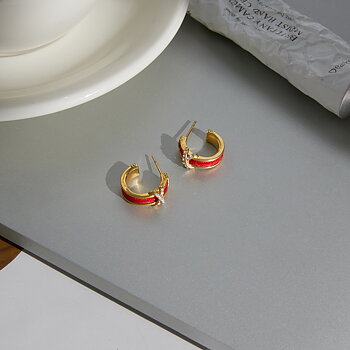 Céleste Earrings Rominelle 18K Gold