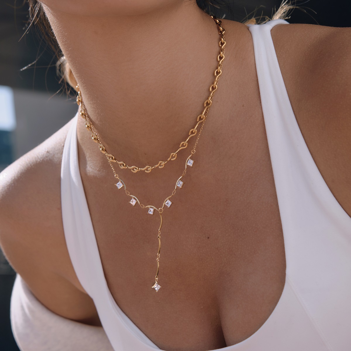 Céleste Necklace Saturnine 18K Gold - 3