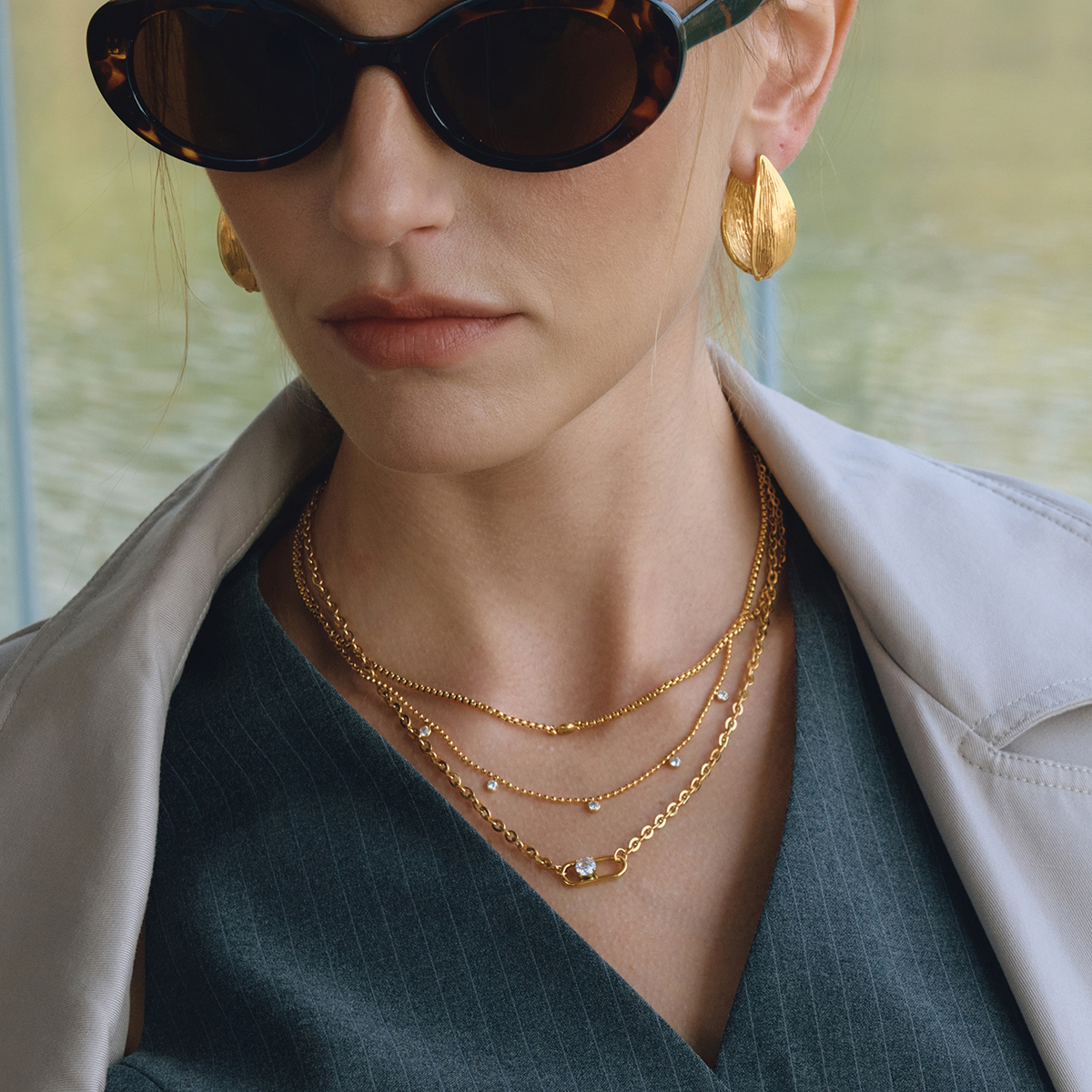 Céleste Necklace Udalie 18K Gold - 14