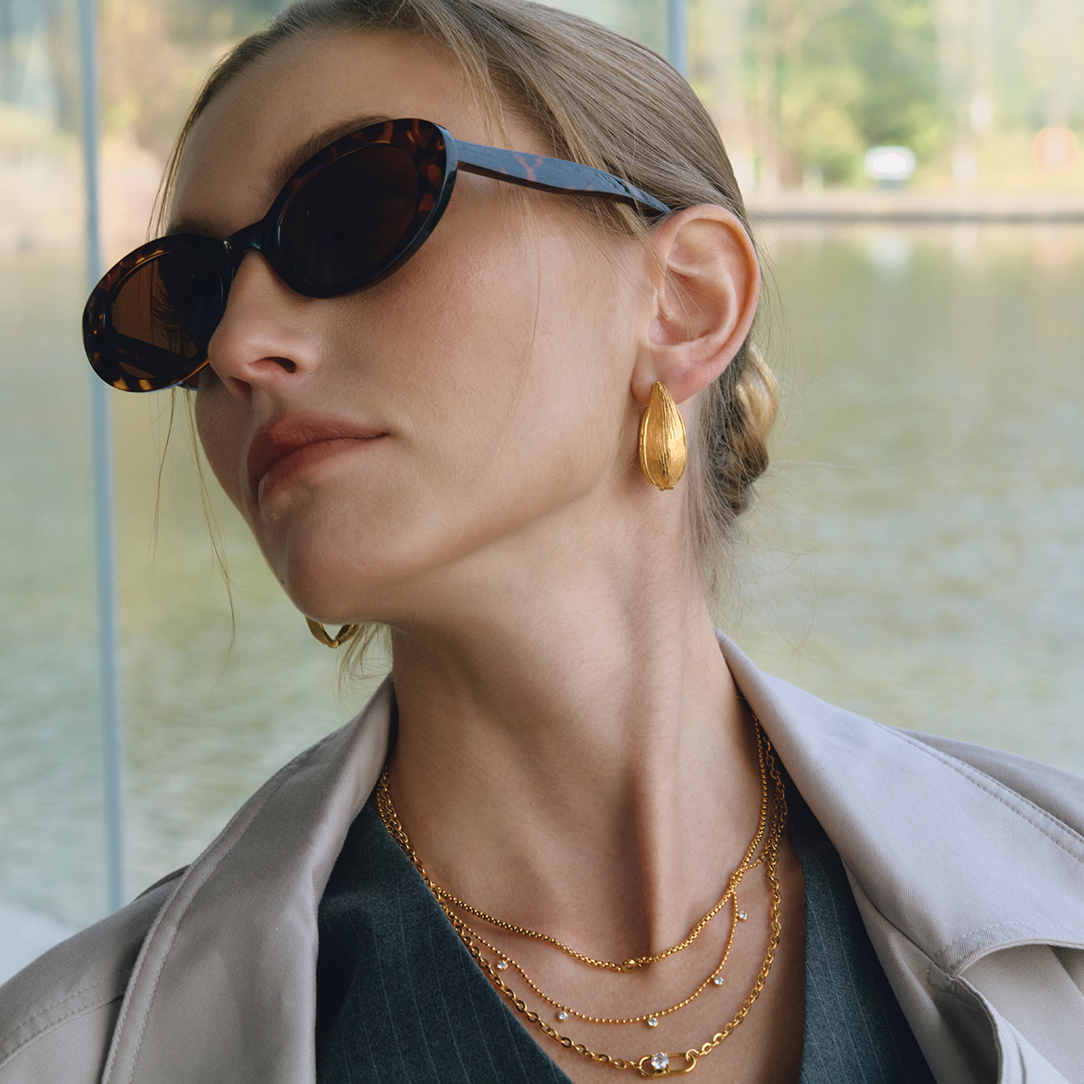 Céleste Necklace Udalie 18K Gold - 19