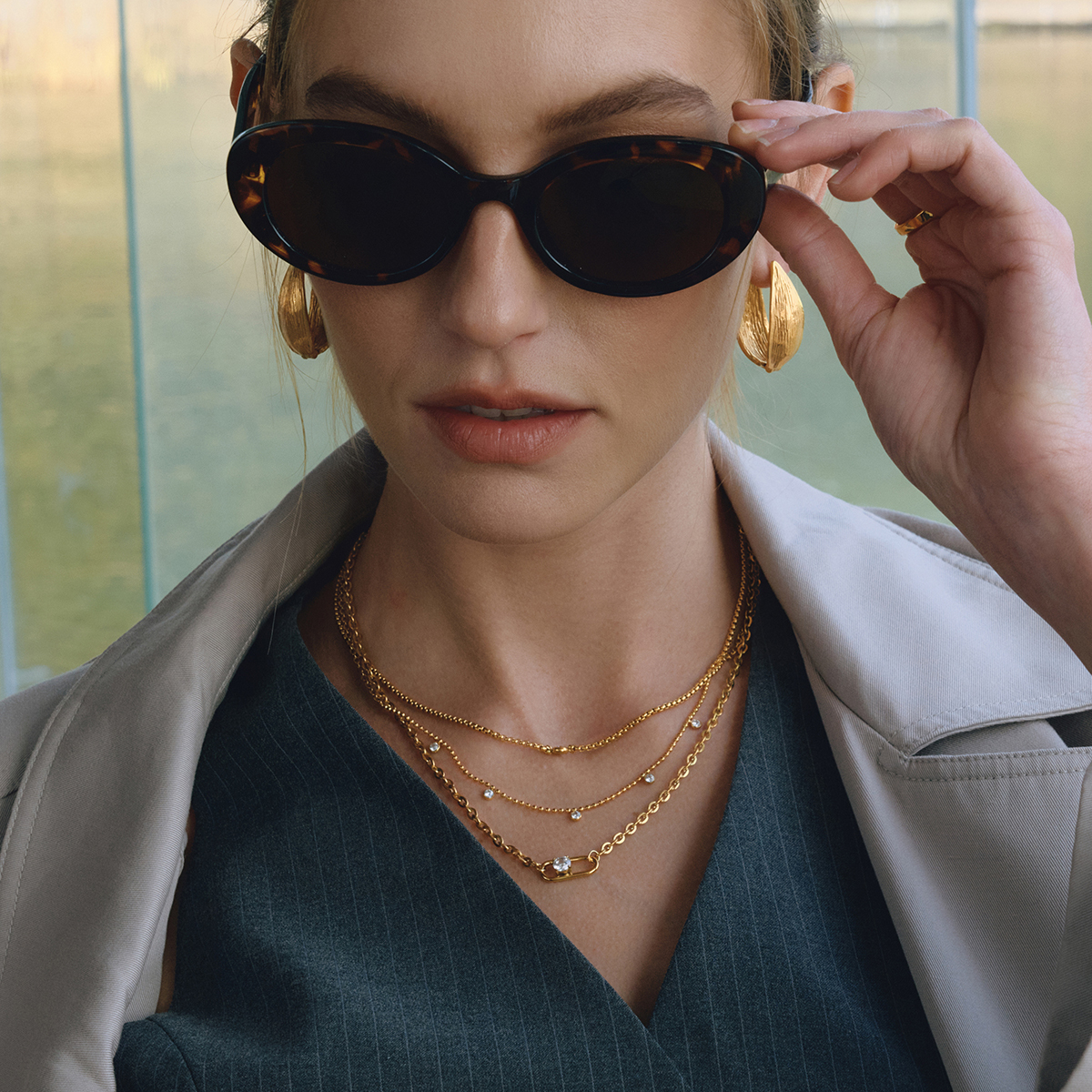 Céleste Necklace Udalie 18K Gold - 16