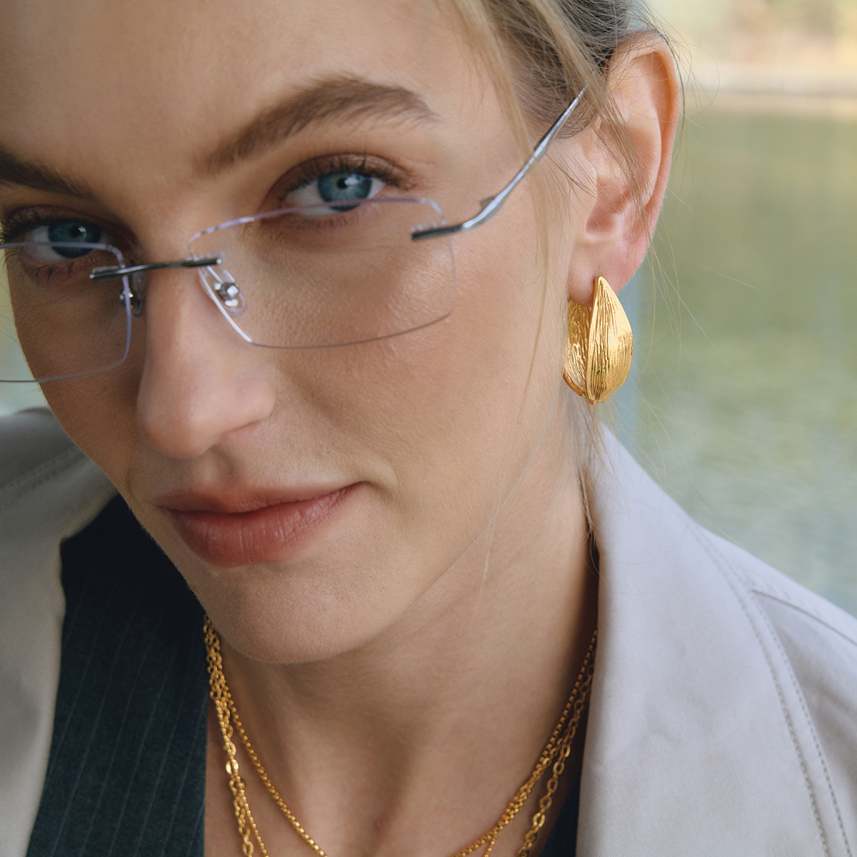 Céleste Earrings Viridienne 18K Gold - 4