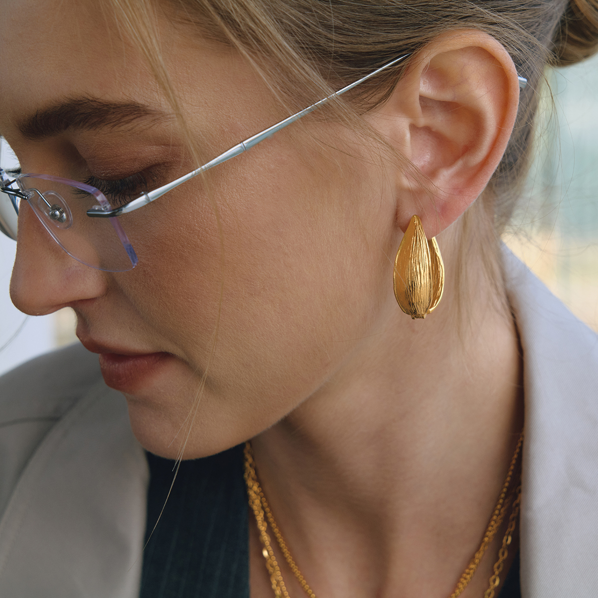 Céleste Earrings Viridienne 18K Gold - 3