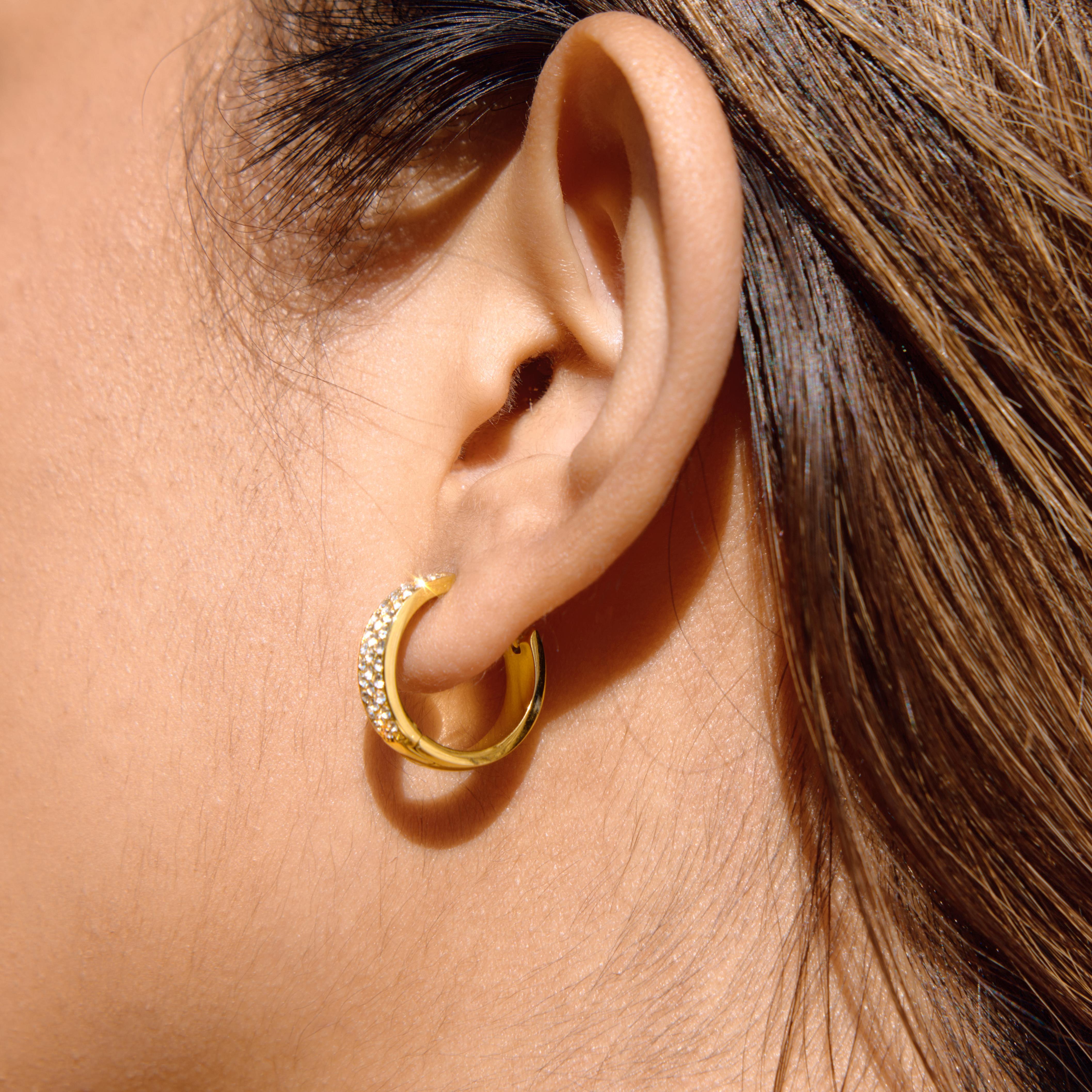 Céleste Earrings Xaviélia 18K Gold - 7