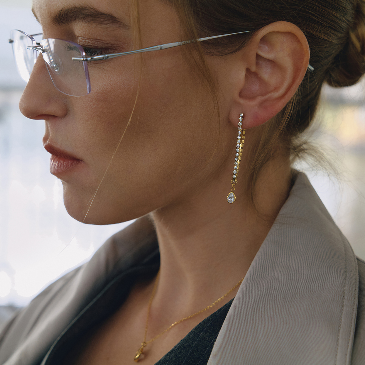 Céleste Earrings Basiléa 18K Gold | Smycken | Klocktema