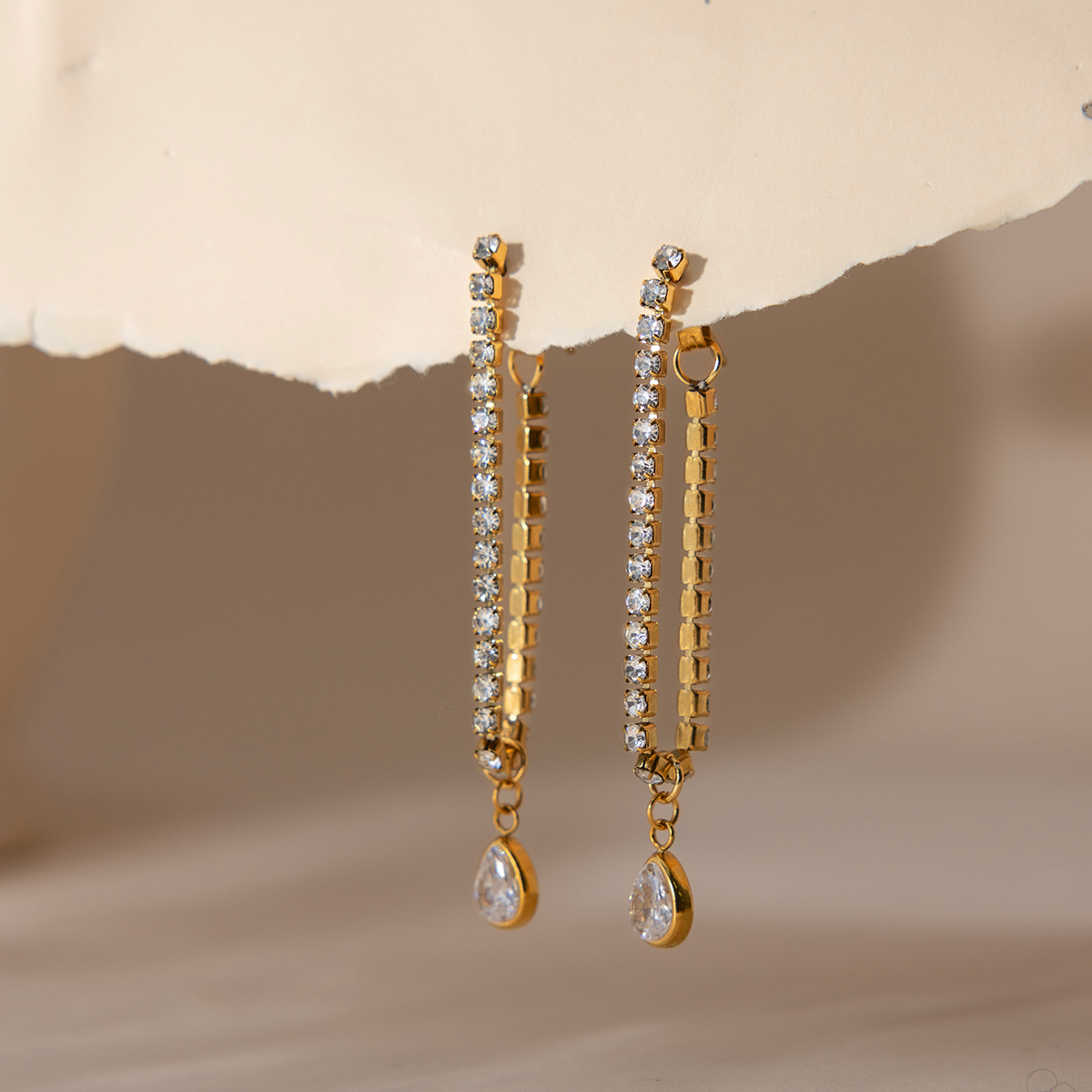 Céleste Earrings Basiléa 18K Gold - 7