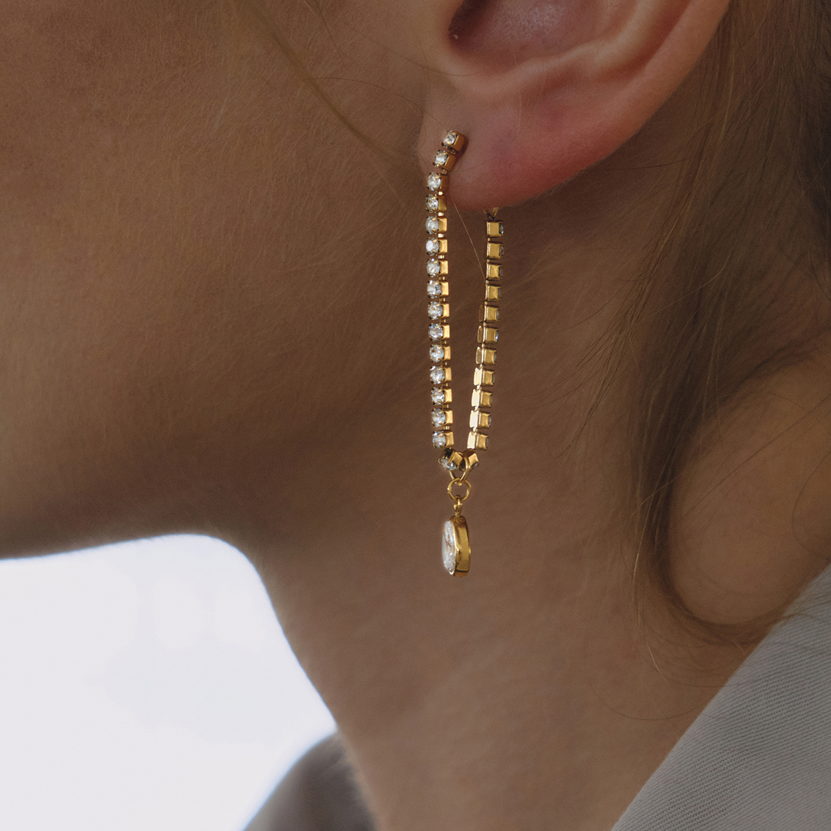 Céleste Earrings Basiléa 18K Gold - 2