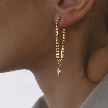 Céleste Earrings Basiléa 18K Gold