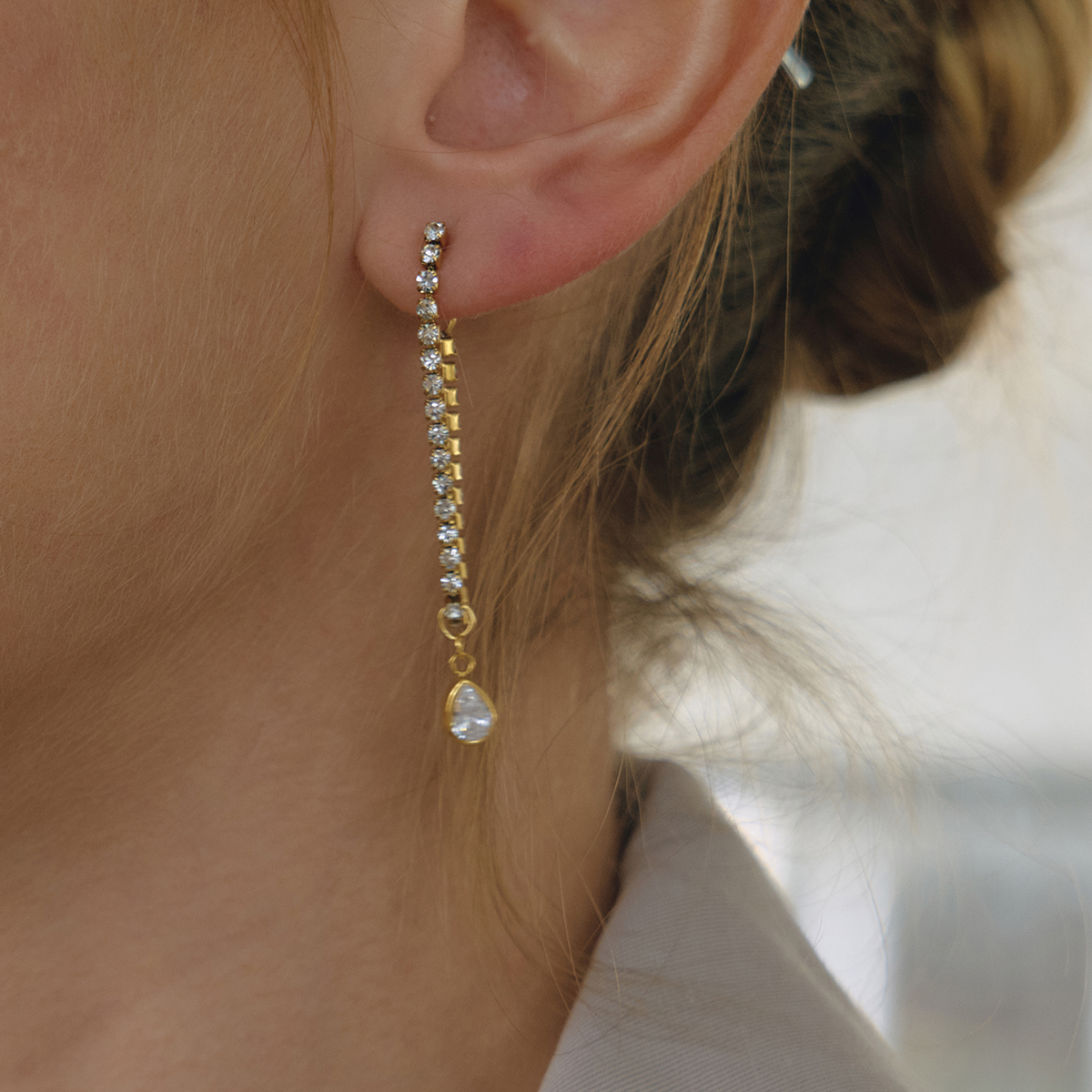 Céleste Earrings Basiléa 18K Gold - 5