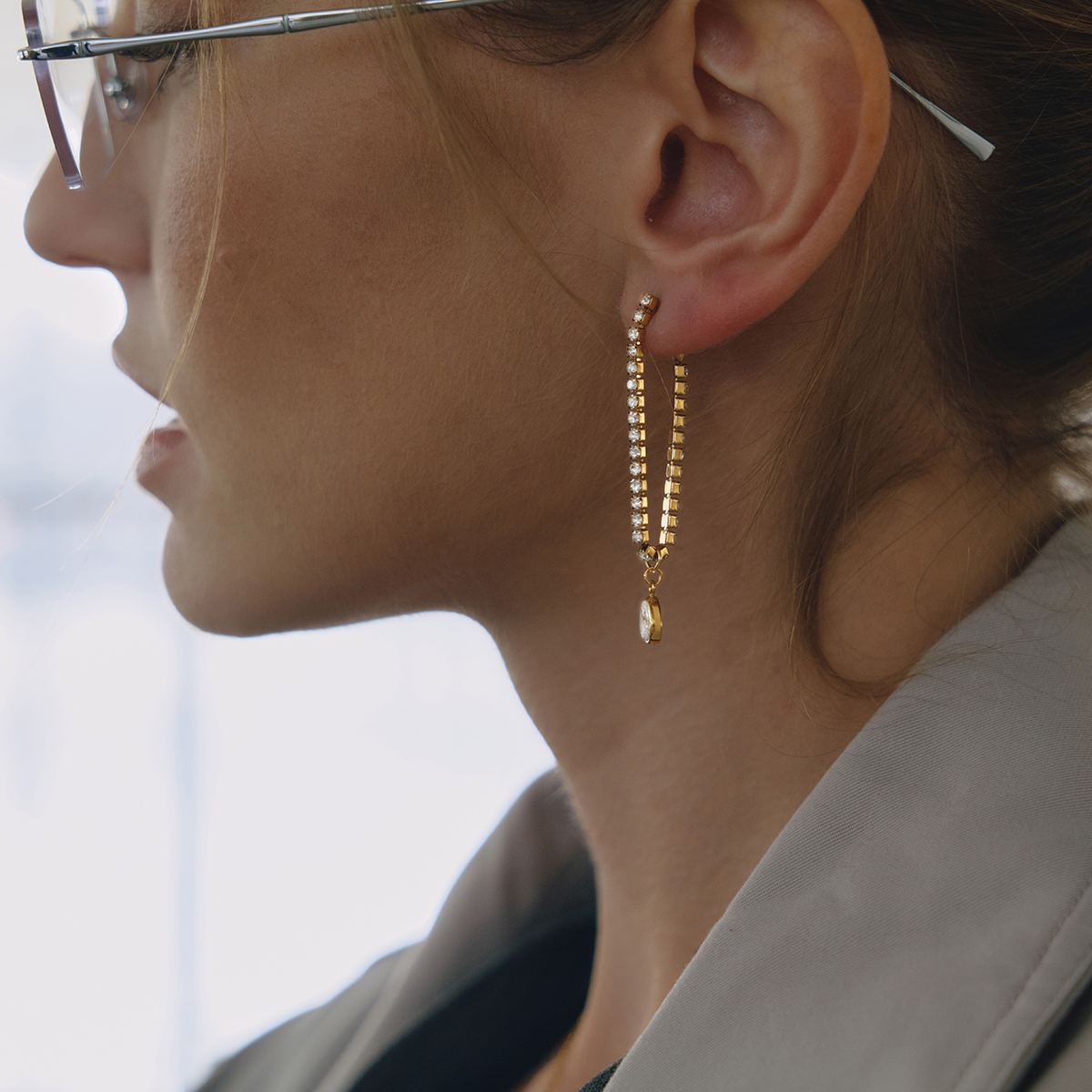Céleste Earrings Basiléa 18K Gold - 3