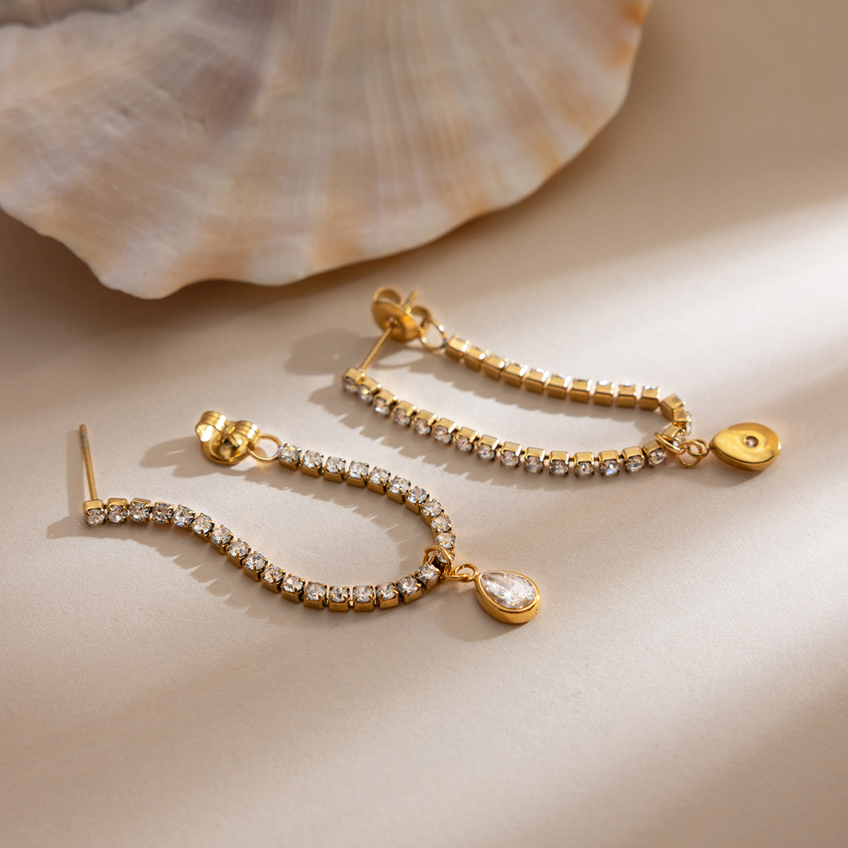 Céleste Earrings Basiléa 18K Gold - 9