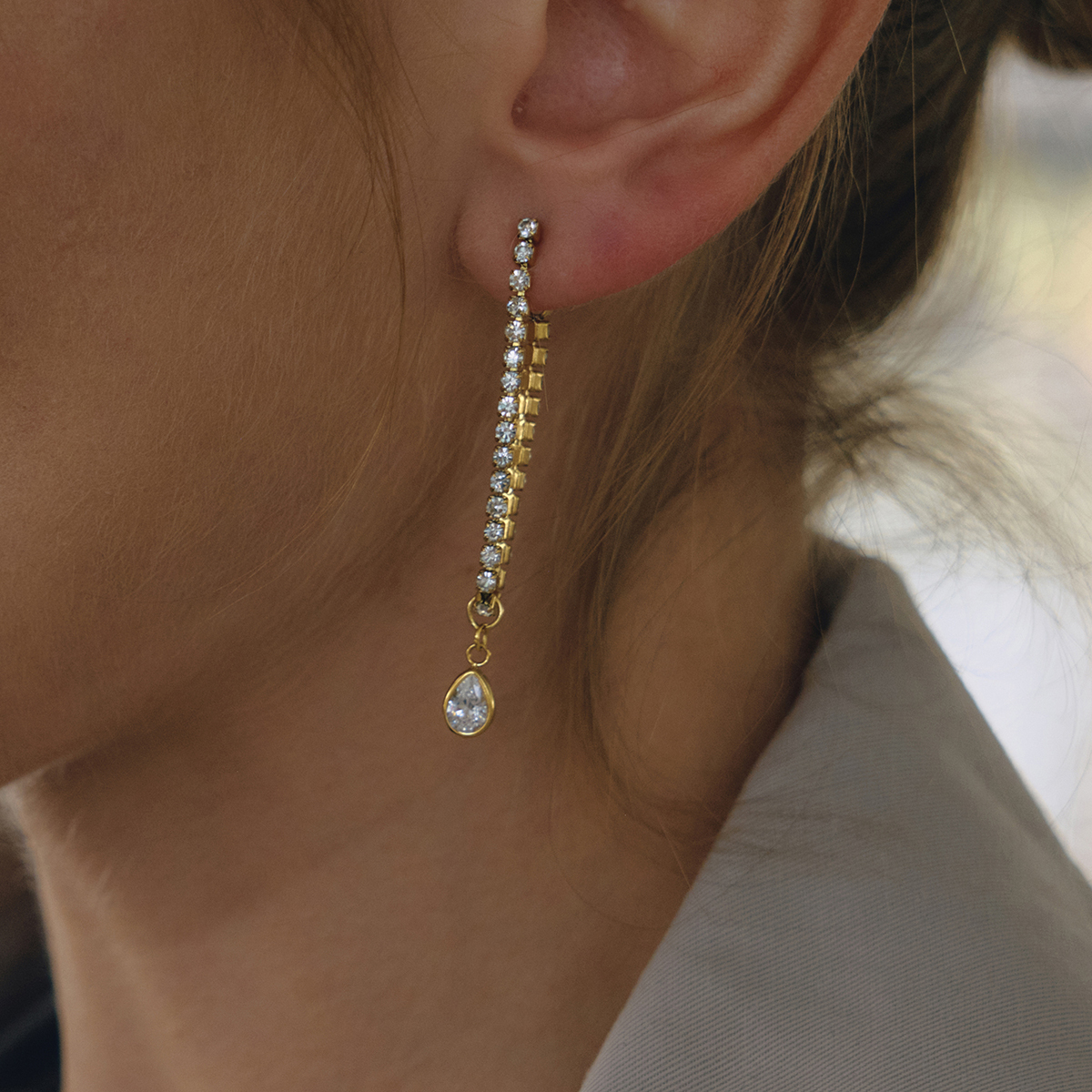 Céleste Earrings Basiléa 18K Gold - 6