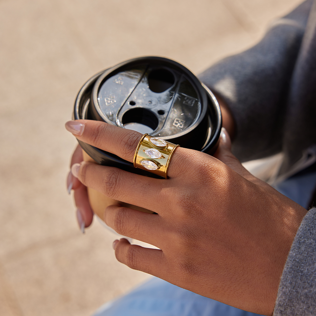 Céleste Ring Olivienne 18K Gold - 9