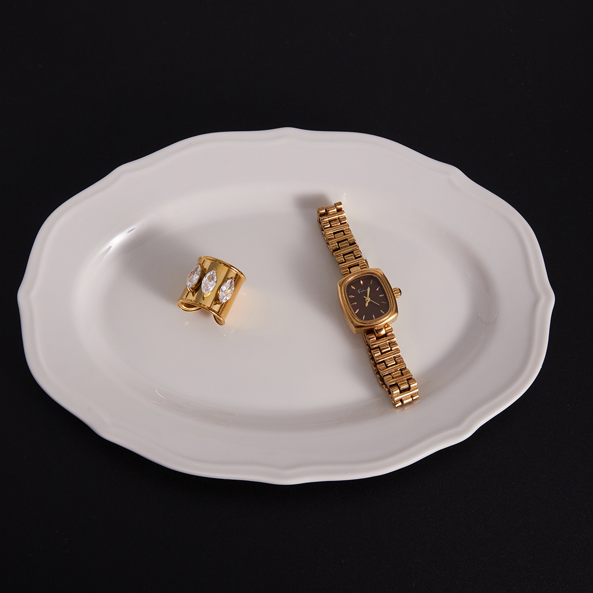 Céleste Ring Olivienne 18K Gold | Smycken | Klocktema