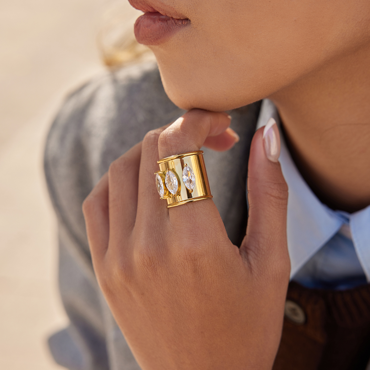Céleste Ring Olivienne 18K Gold - 7
