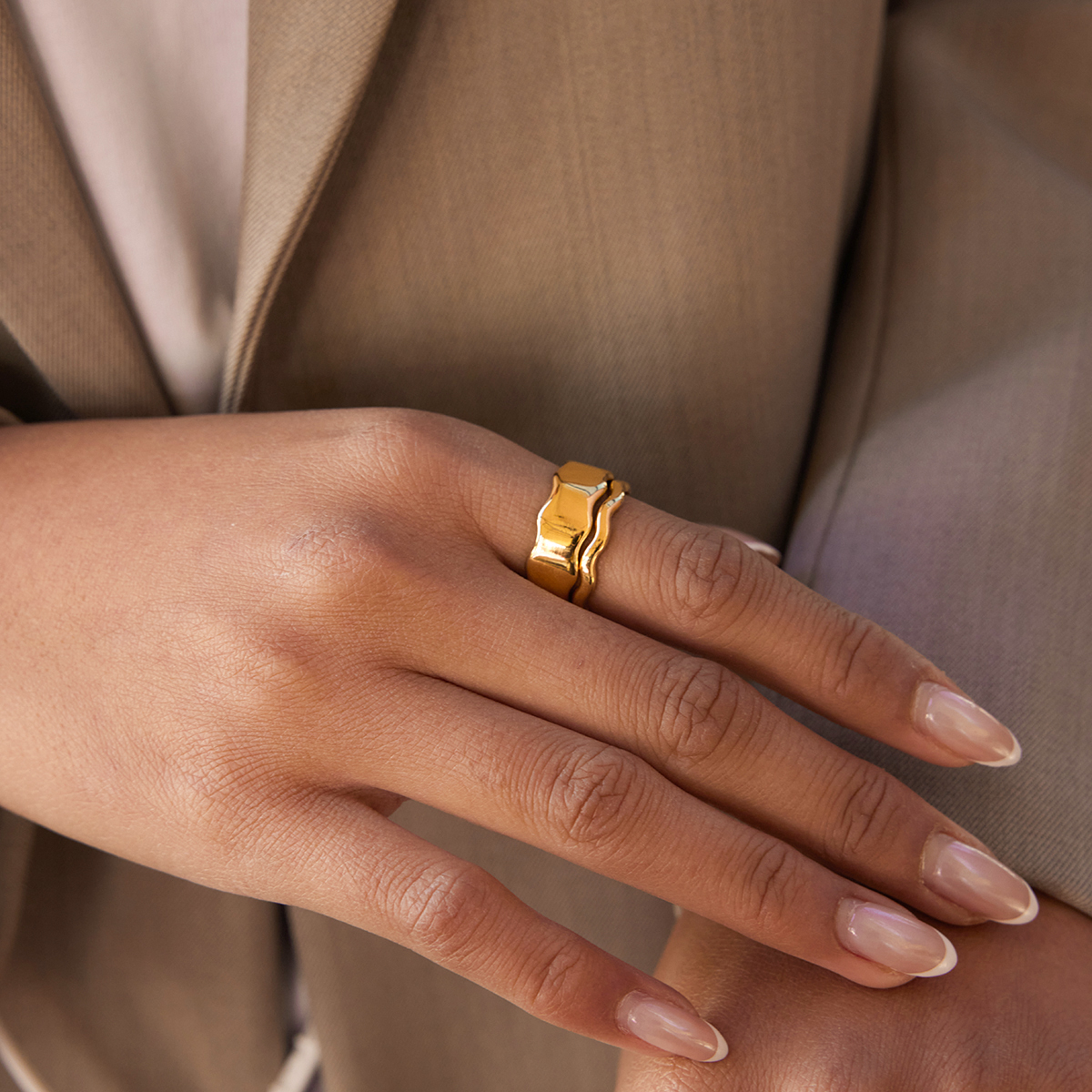 Céleste Ring Pervenche 18K Gold - 7