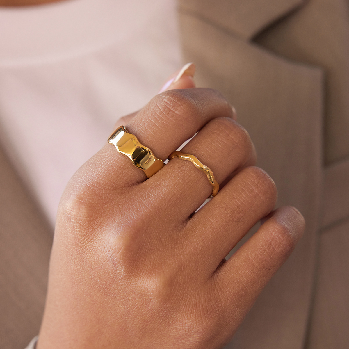 Céleste Ring Pervenche 18K Gold - 6