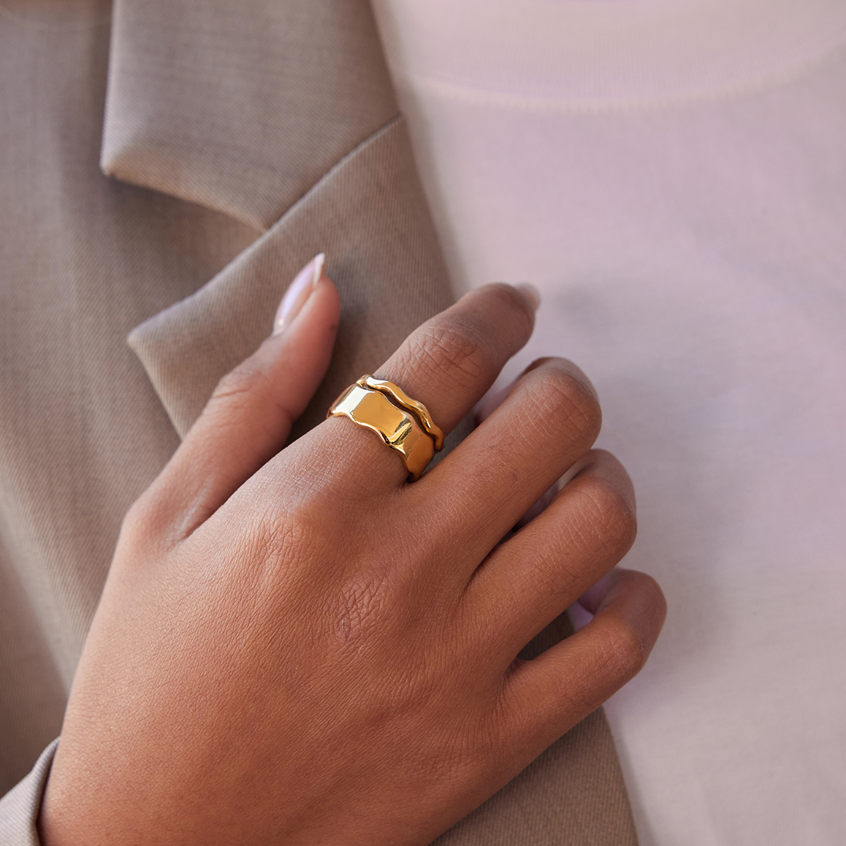 Céleste Ring Pervenche 18K Gold - 8
