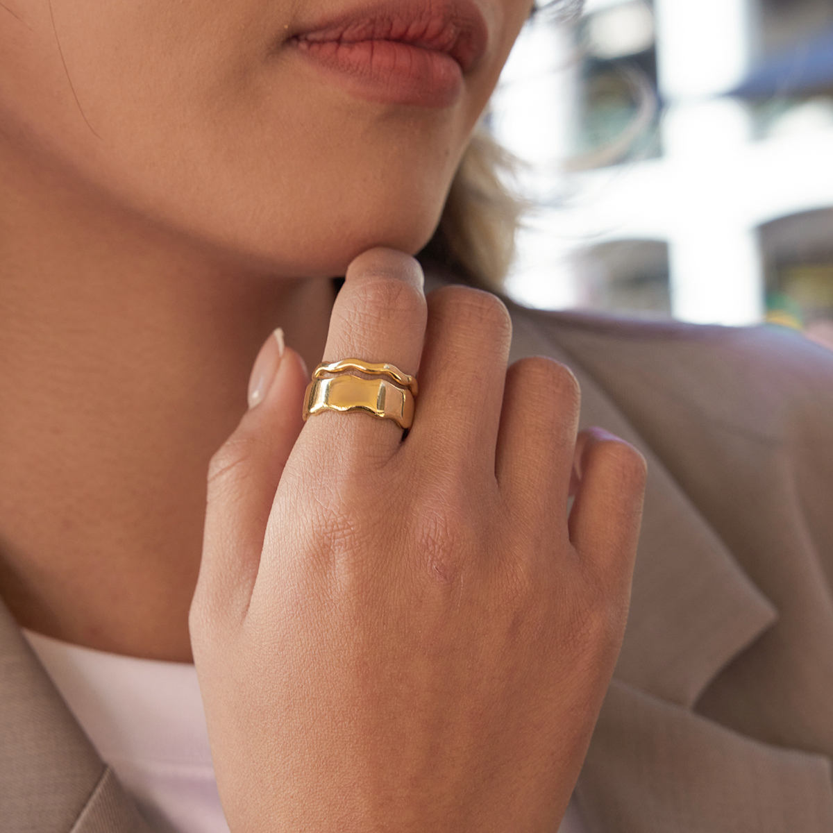 Céleste Ring Pervenche 18K Gold - 9