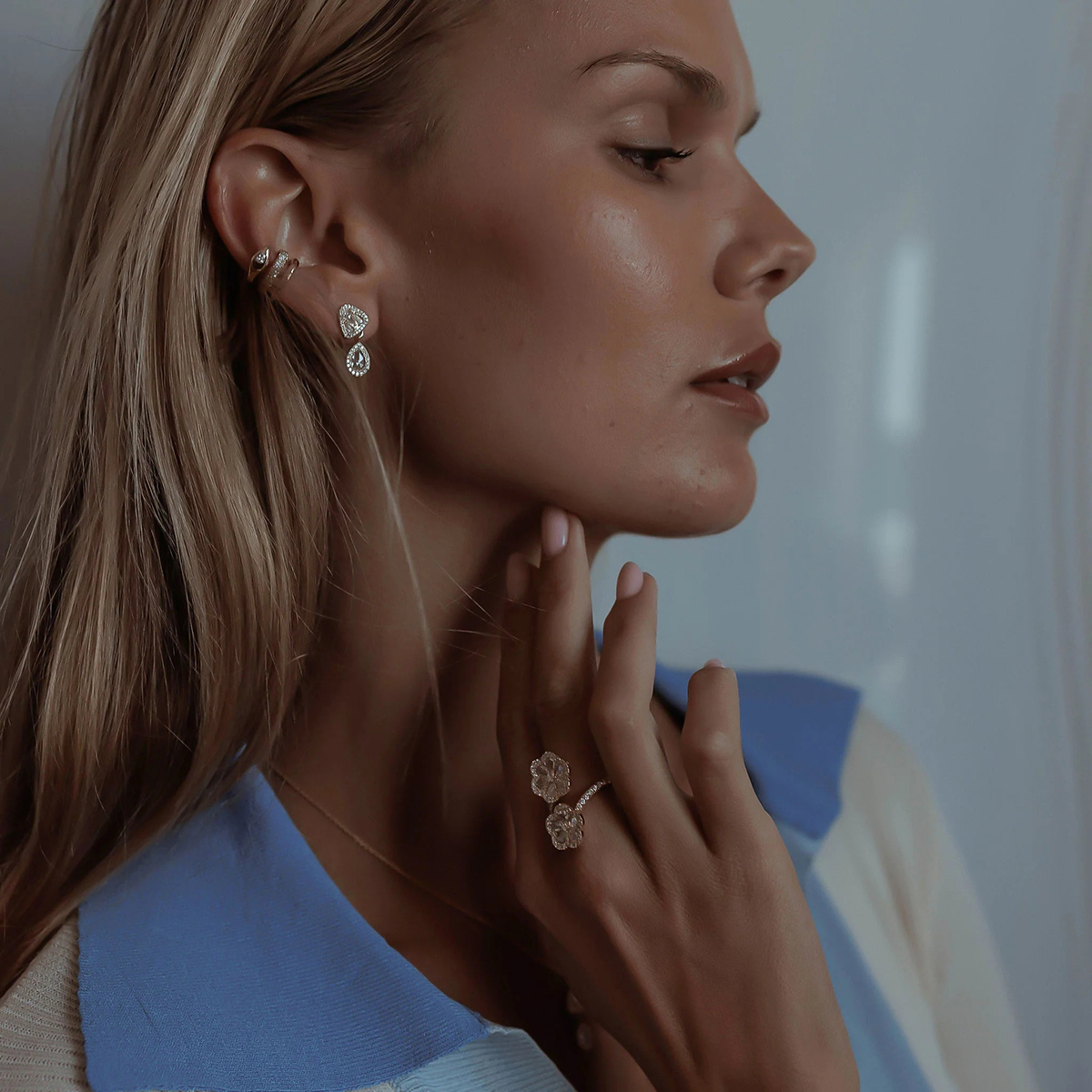 Céleste Earrings Queriane 18K Gold - 7