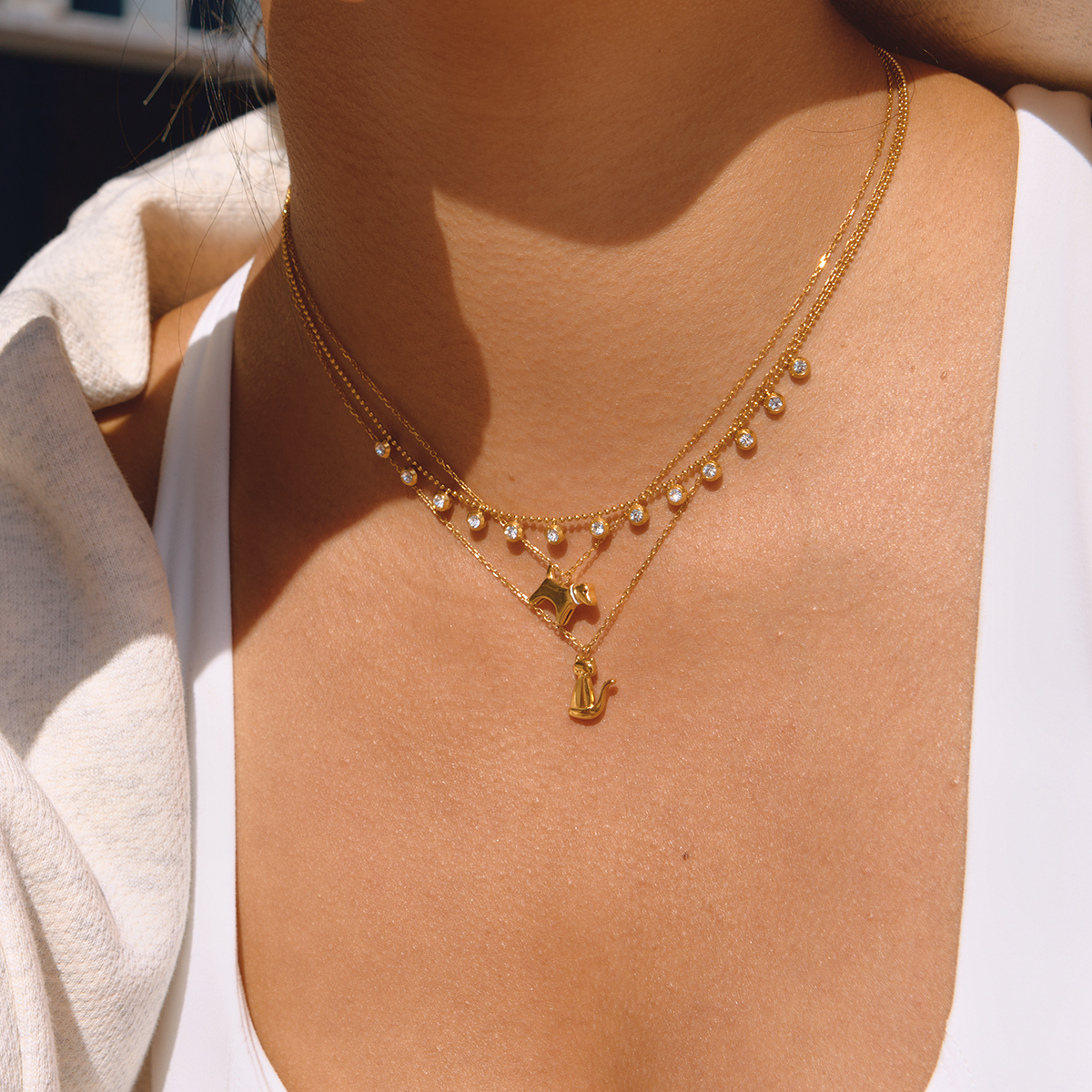 Céleste Necklace Ysoriah 18K Gold - 5
