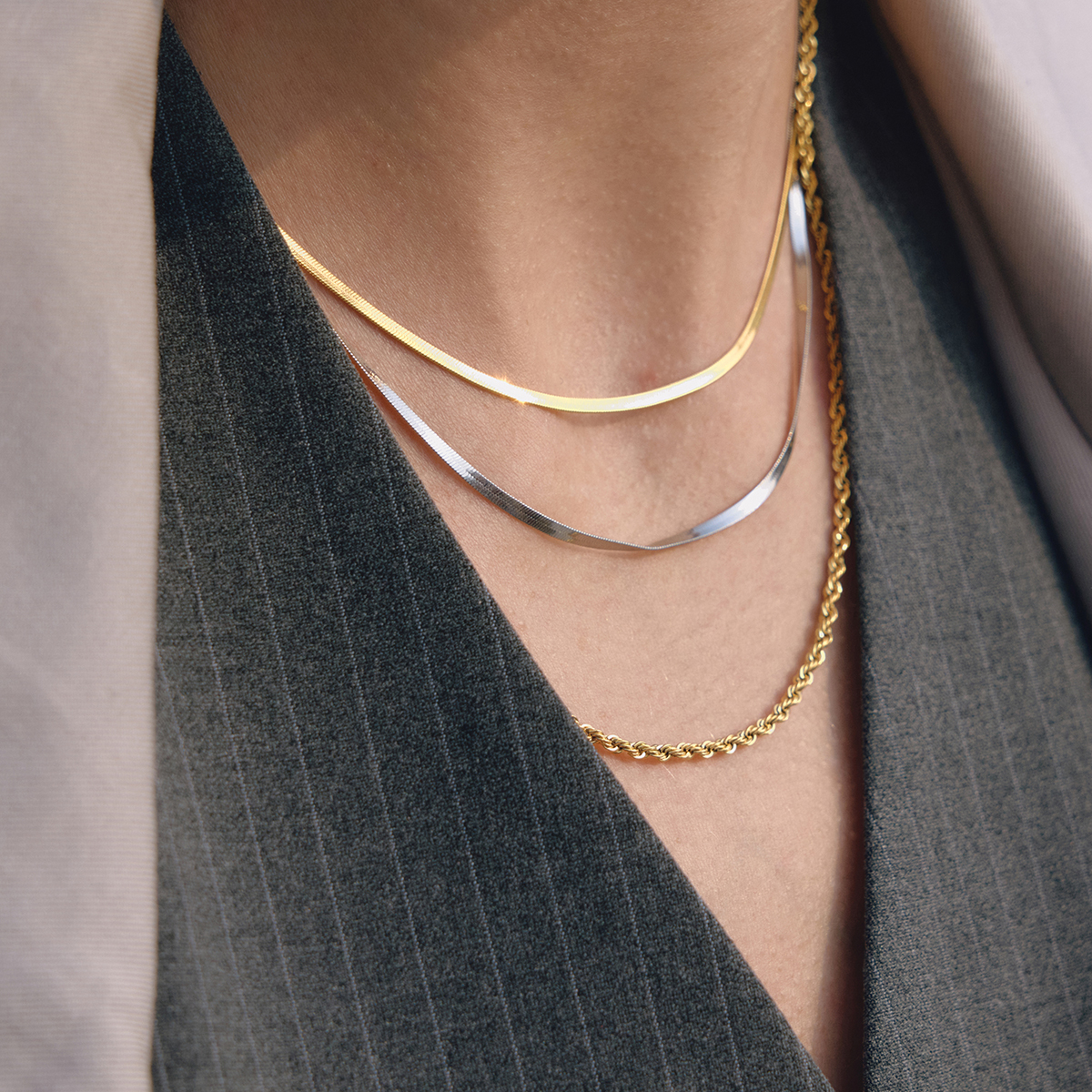 Céleste Necklace Zénovie 18K Gold - 20
