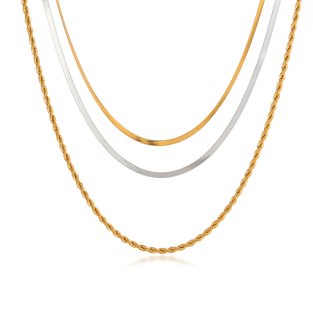 Céleste Necklace Zénovie 18K Gold - 19