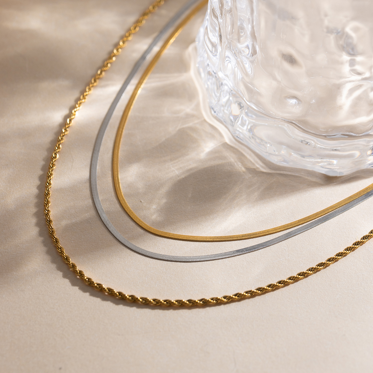 Céleste Necklace Zénovie 18K Gold - 15