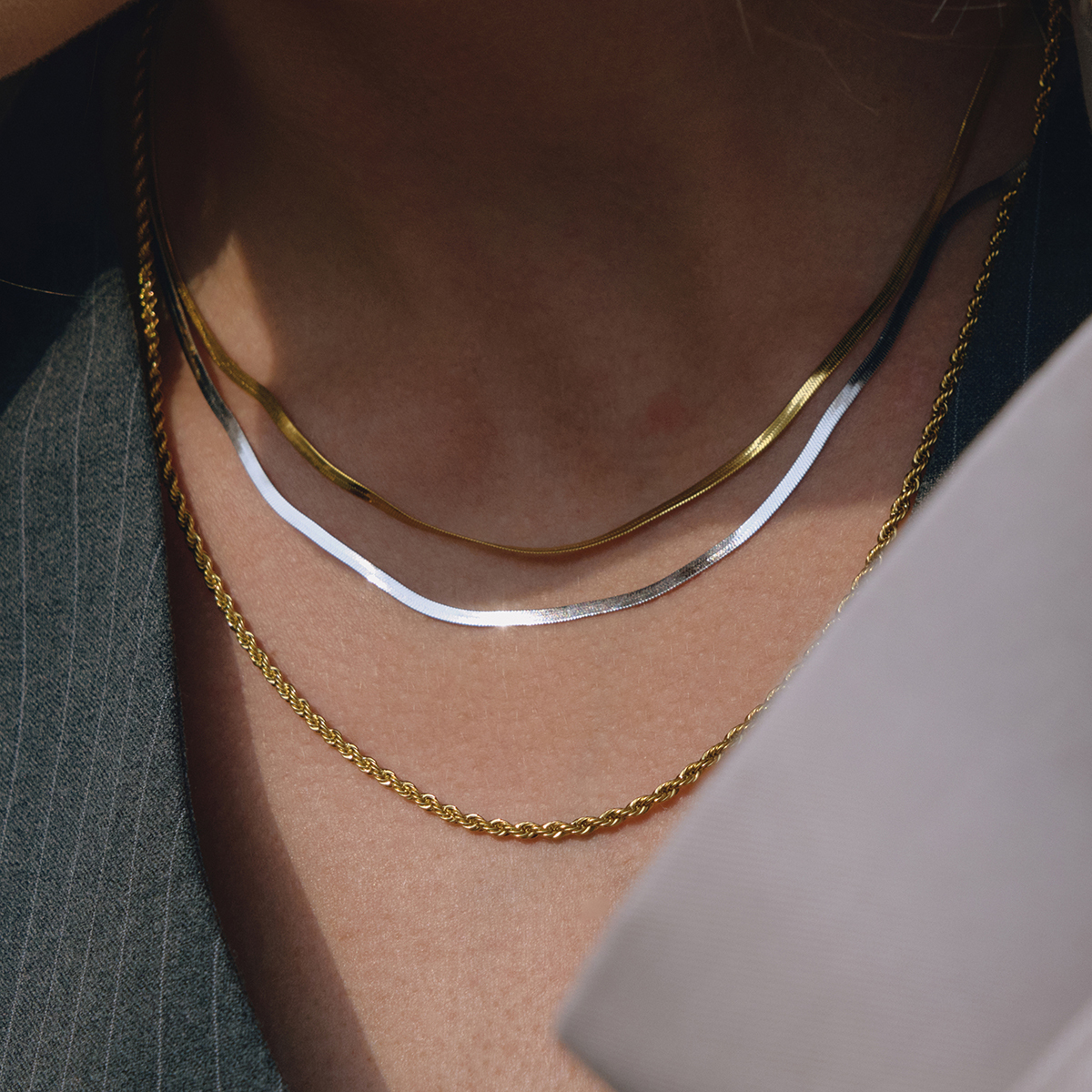 Céleste Necklace Zénovie 18K Gold - 13