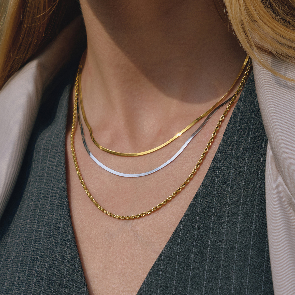 Céleste Necklace Zénovie 18K Gold - 12