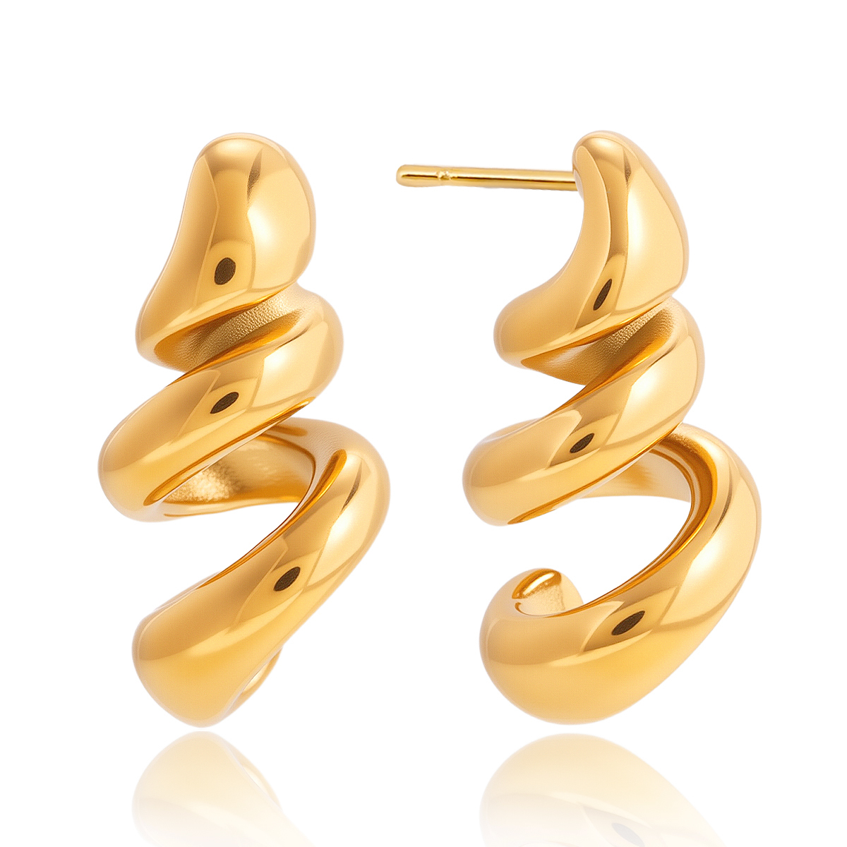 Céleste Earrings Astreline 18K Gold - 4
