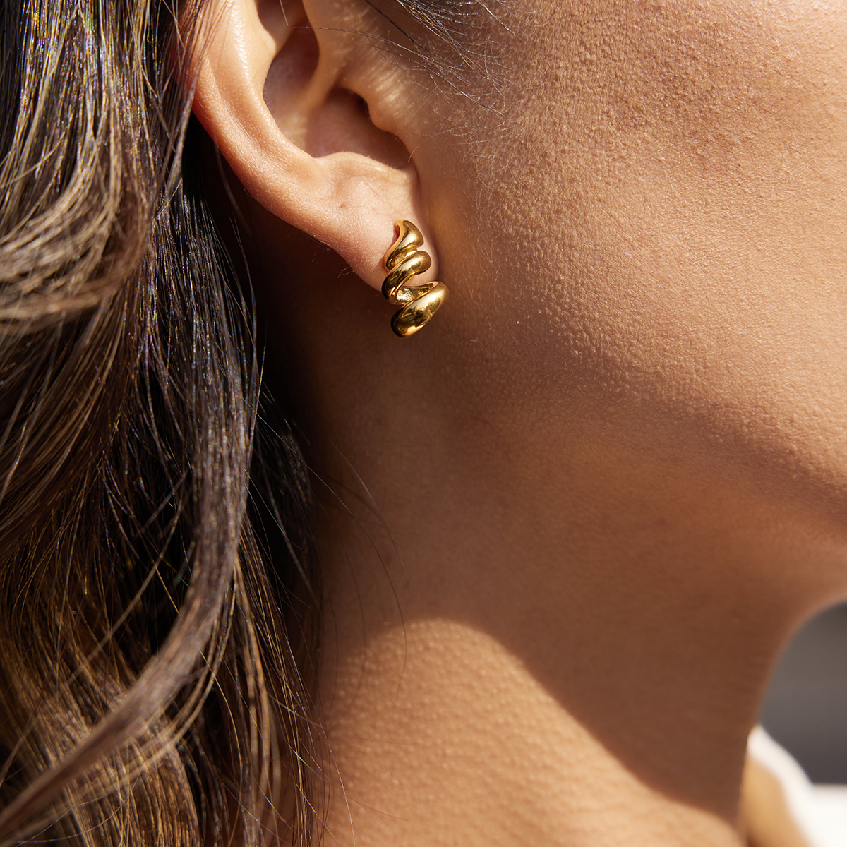 Céleste Earrings Astreline 18K Gold - 8