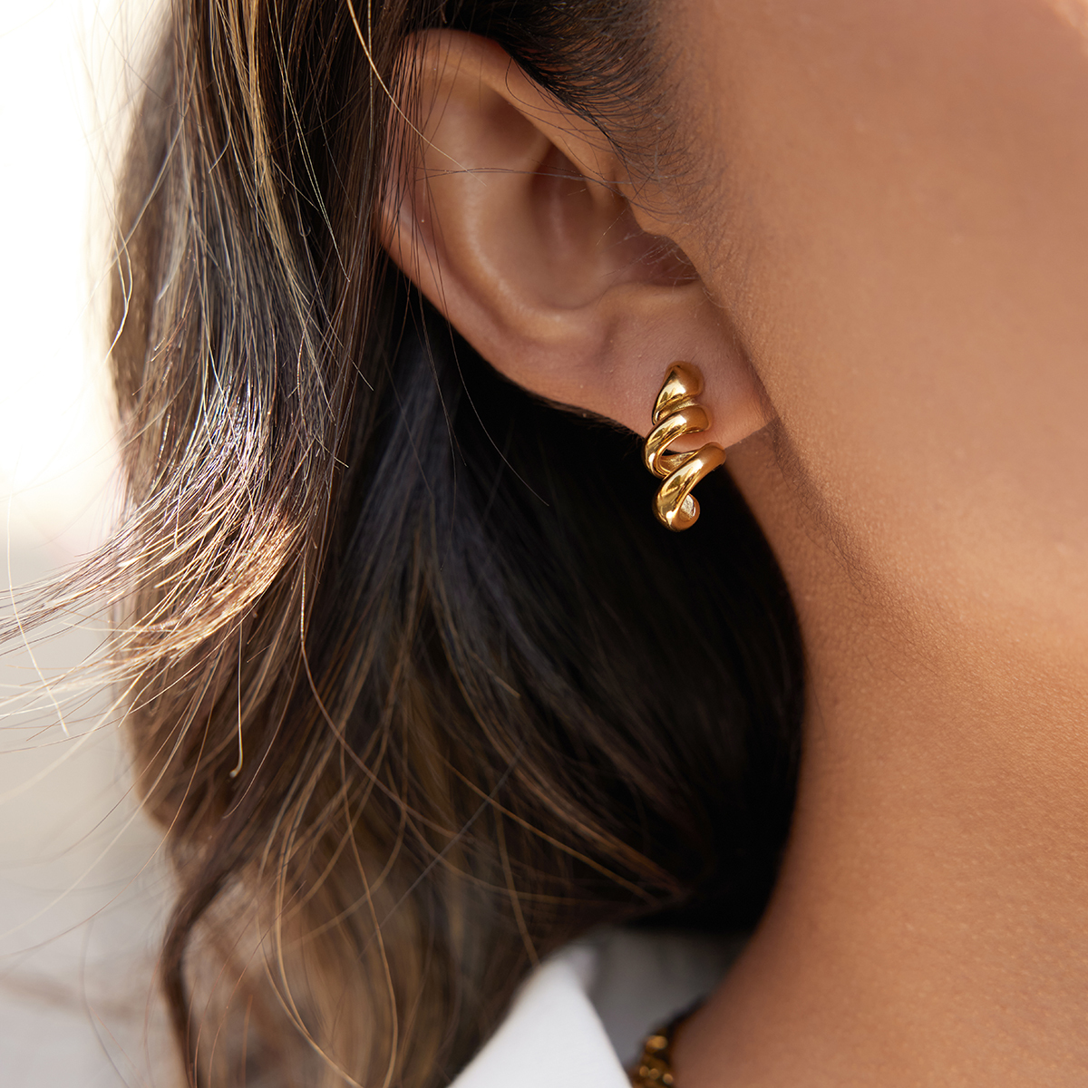 Céleste Earrings Astreline 18K Gold - 5