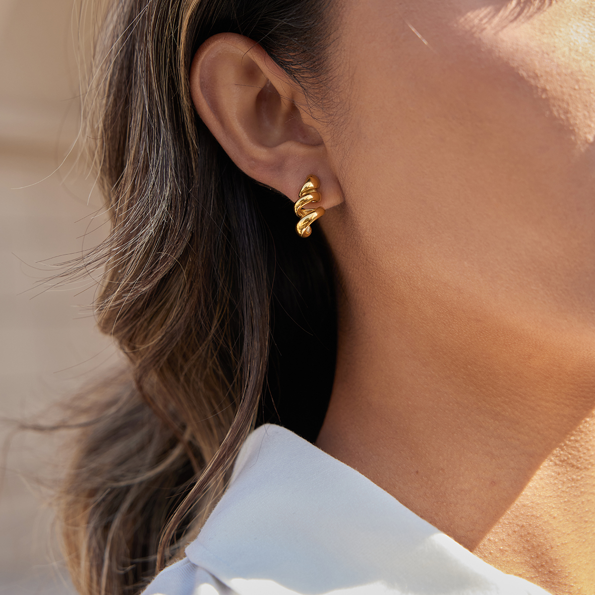 Céleste Earrings Astreline 18K Gold - 6